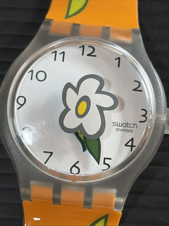 Swatch Newgent X-LARGE Model 2004 Model Daisy Daze Item Number SUDK110 main image 16